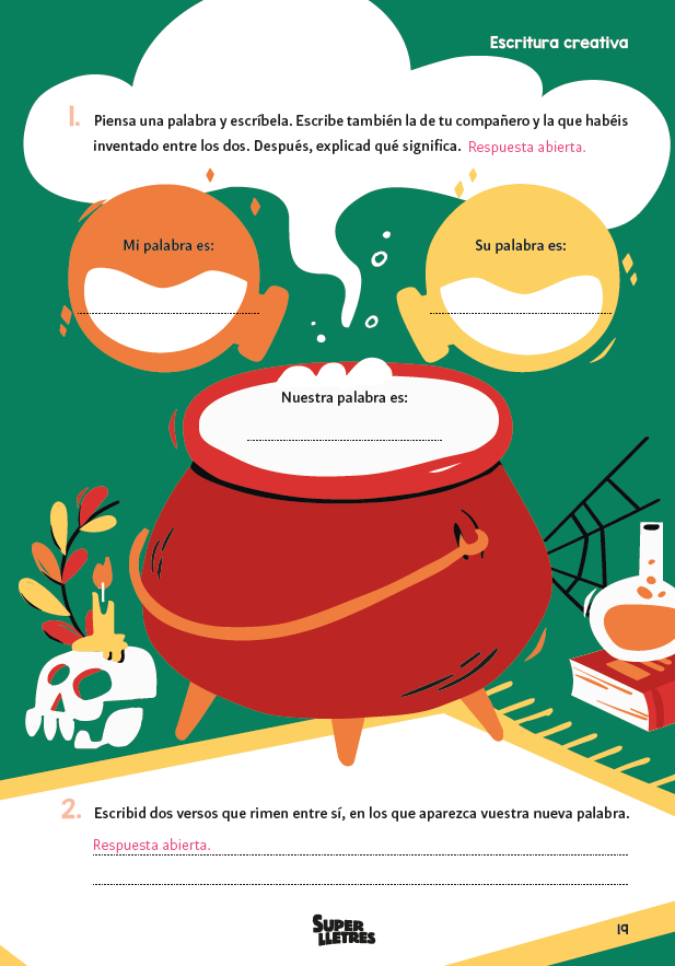7 tècniques d'escriptura creativa inspirades en Gianni Rodari 7 Programa Superlletres - Activitat escriptura creativa 6 Mi misteriosa familia