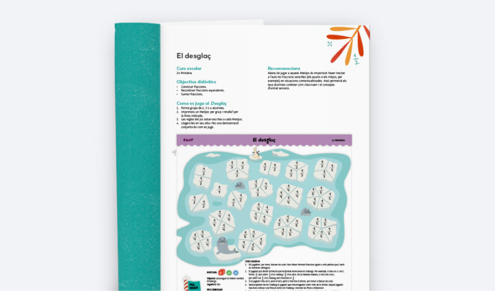 Guias EMAT Practica les fraccions a Primaria amb aquest divertit joc
