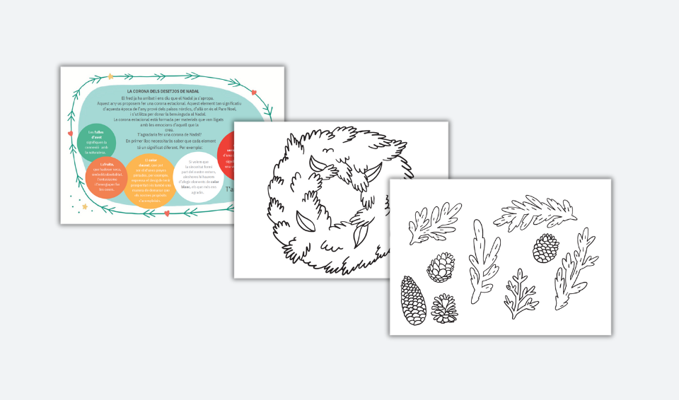 Corona de Nadal CA Primaria Activitat descarregable