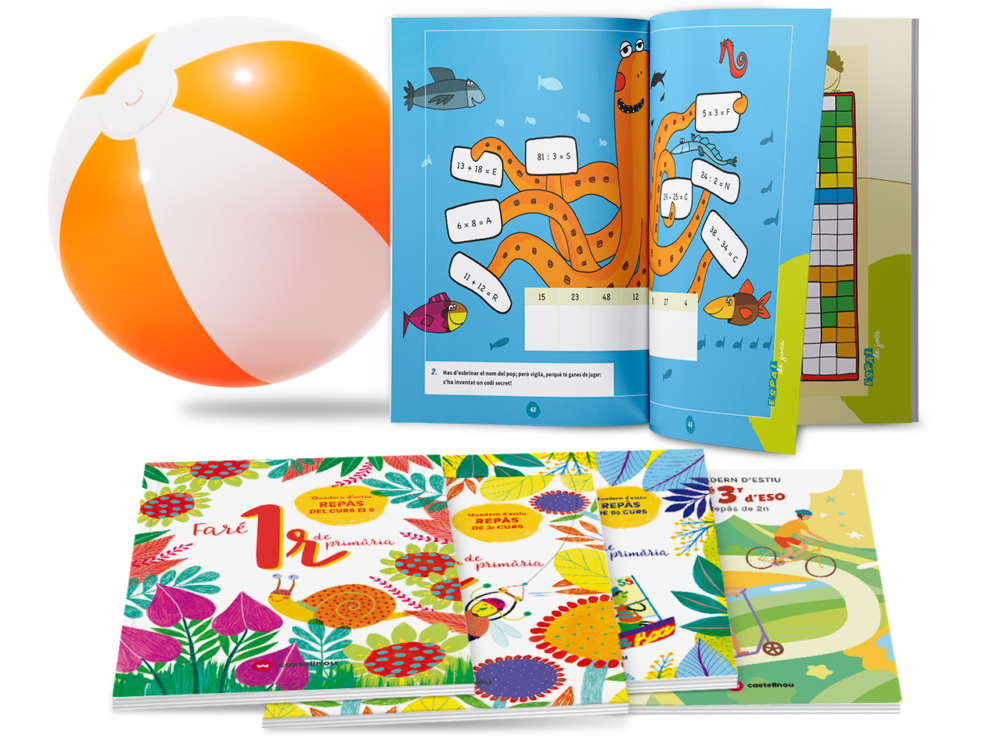 Aprendre a l'estiu: quaderns d'activitats i lectures per als teus alumnes 3 CAT Fare Bodego 1260x945px