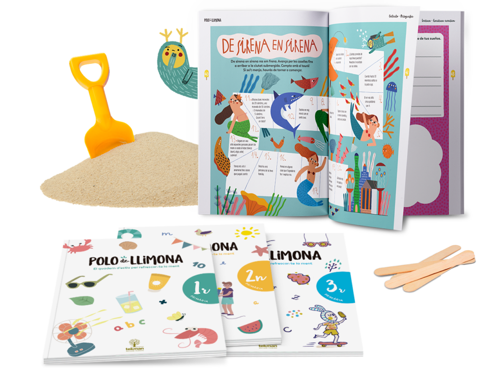 Aprendre a l'estiu: quaderns d'activitats i lectures per als teus alumnes 2 CAT Polo Bodegon 1260x945px